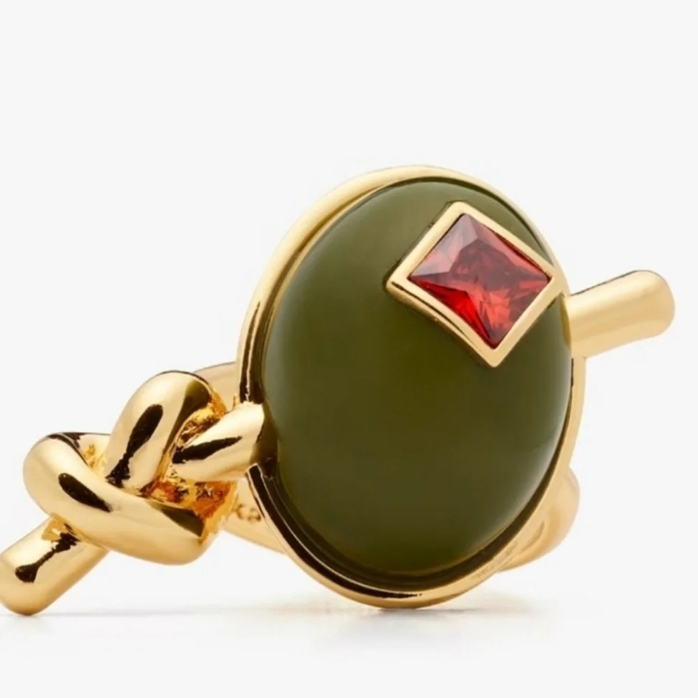 $148‎ Kate Spade Shaken Or Stirred Statement Ring, Size 6 NWT